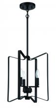  56133-FB - Shayna 3 Light Foyer in Flat Black