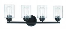  50504-FB - Bolden 4 Light Vanity in Flat Black