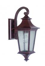  Z1354-AG - Argent II 1 Light Small Outdoor Wall Lantern in Aged Bronze