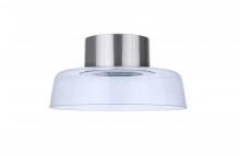  55182-BNK-LED - Centric 13.75" LED Flushmount in Brushed Polished Nickel