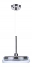  55192-BNK-LED - Centric 14" LED Pendant in Brushed Polished Nickel