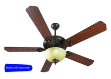 Craftmade CCU52AG - 52" Ceiling Fan w/LED Light Kit, Blades Options