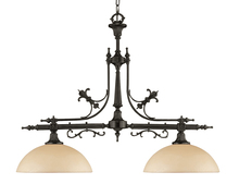  1392-VB - Manchester 2 Light Vibrant Bronze Chandelier