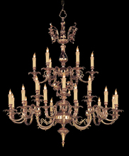  2624-OB - Crystorama Novella 24 Light Olde Brass Chandelier