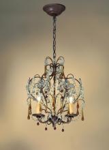  4503-DR - Paris Market 3 Light Dark Rust Mini Chandelier I