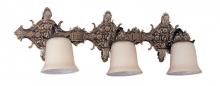  473-OB - Crystorama 3 Light Olde Brass Vanity Light