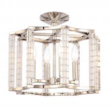  8854-PN_CEILING - Carson 4 Light Polished Nickel Convertible Semi Flush Mount