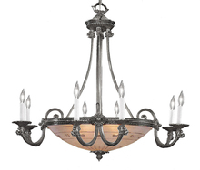  9008-PW - Crystorama 13 Light Pewter Chandelier