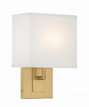  BRE-A3632-VG - Brent 1 Light Vibrant Gold Sconce