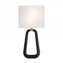  JOR-7352-AG-MK - Jori 2 Light Aged Brass + Matte Black Sconce