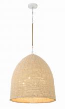  JSP-10536-MT - Jasper 6 Light Matte White Pendant