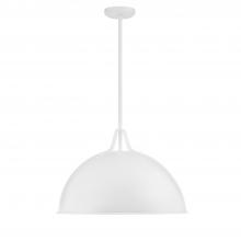  SOT-18015-WH - Soto 1 Light White Chandelier