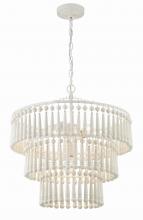  TIA-7103-MT - Tiana 3 Light Matte White Chandelier