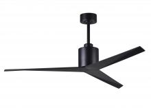  EK-BK-BK - Eliza 3-blade paddle fan in Matte Black finish with matte black all-weather ABS blades. Optimized