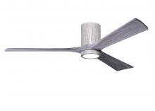  IR3HLK-BW-BW-60 - Irene-3HLK three-blade flush mount paddle fan in Barn Wood finish with 60” solid barn wood tone