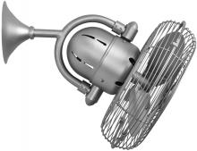  KC-BN - Kaye 90° oscillating 3-speed ceiling or wall fan in brushed nickel finish.
