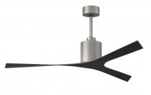  MK-BN-BK - Molly modern ceiling fan in Matte Black finish with all-weather 56” ABS blades. Optimized for da