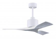  NK-MWH-MWH-42 - Nan 6-speed ceiling fan in Matte White finish with 42” solid matte white wood blades