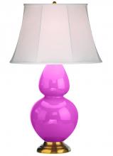  1607 - Schiaparelli Pink Double Gourd Table Lamp