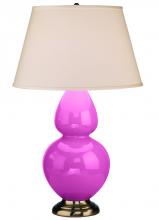  1609X - Schiaparelli Pink Double Gourd Table Lamp