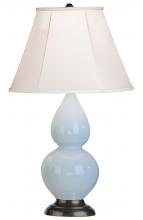  1656 - Baby Blue Small Double Gourd Accent Lamp