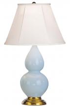  1689 - Baby Blue Small Double Gourd Accent Lamp