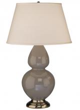  1749X - Smokey Taupe Double Gourd Table Lamp