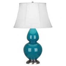  1753 - Peacock Double Gourd Table Lamp