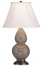  1769 - Smokey Taupe Small Double Gourd Accent Lamp