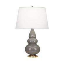  249X - Smokey Taupe Small Triple Gourd Accent Lamp