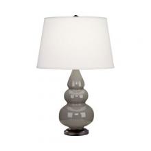  269X - Smokey Taupe Small Triple Gourd Accent Lamp