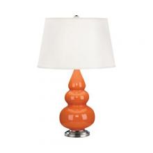  282X - Pumpkin Small Triple Gourd Accent Lamp