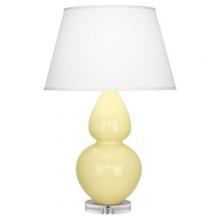  A606X - Butter Double Gourd Table Lamp