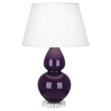  A747X - Amethyst Double Gourd Table Lamp