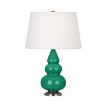  EG32X - Emerald Small Triple Gourd Accent Lamp