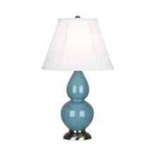  OB12 - Steel Blue Small Double Gourd Accent Lamp