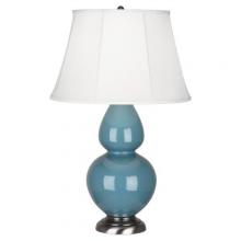  OB22 - Steel Blue Double Gourd Table Lamp