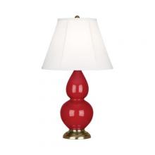  RR10 - Ruby Red Small Double Gourd Accent Lamp