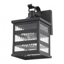  1672BK - Morris 1-Light Matte Black Wall Light