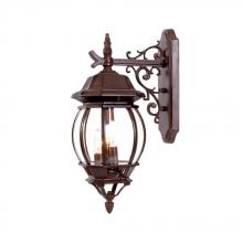  5152BW - Chateau Collection Wall-Mount 3-Light Outdoor Burled Walnut Light Fixture