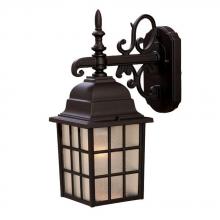  5302BK - Nautica Collection Wall-Mount 1-Light Outdoor Matte Black Light Fixture