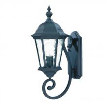  5501BK - Telfair Collection Wall-Mount 1-Light Outdoor Matte Black Light Fixture