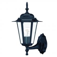  6101BK - Camelot Collection Wall-Mount 1-Light Outdoor Matte Black Light Fixture