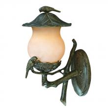  7551BC/CH - Avian Collection Wall-Mount 2-Light Outdoor Black Coral Light Fixture