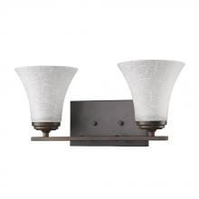 IN41381ORB - Union Indoor 2-Light Bath W/Glass Shades In Oil Rubbed Bronze