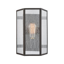  10350/1 - Spencer 1-Light Sconce in Oil Rubbed Bronze with Translucent Organza PVC Shade