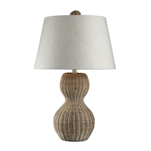  111-1088 - Sycamore Hill Table Lamp in Rattan with Natural Linen Shade