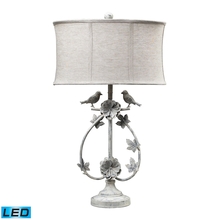  113-1134-LED - Saint Louis Heights Table Lamp in Antique White Iron - LED