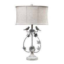  113-1134 - Saint Louis Heights Table Lamp in Antique White Iron