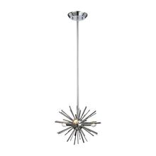  1140-026 - Starburst 3-Light Pendant in Chrome